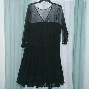 Gorgeous black lace Torrid dress